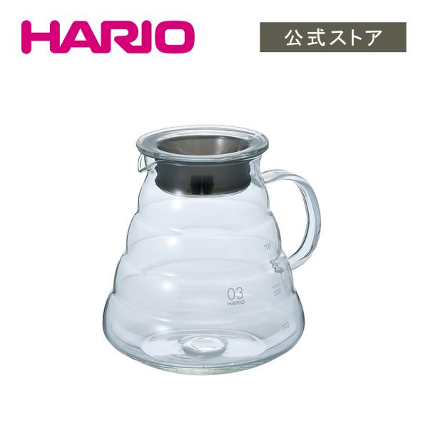 他サイト： ハリオ コーヒーサーバー おしゃれ V60レンジサーバー800 クリア 電子レンジOK 食洗機対応 HARIO 公式の商品画像