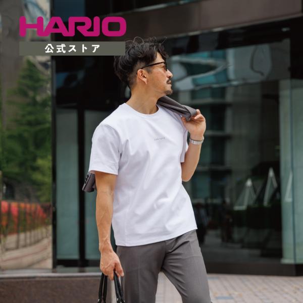 ゼブランTシャツ 通販限定 Zebrang メンズ 無地 ホワイト 刺繍ロゴ ヘビーウェイト 厚手 立体構造 シンプル オフィスカジュアル おしゃれ HARIO ハリオ 公式