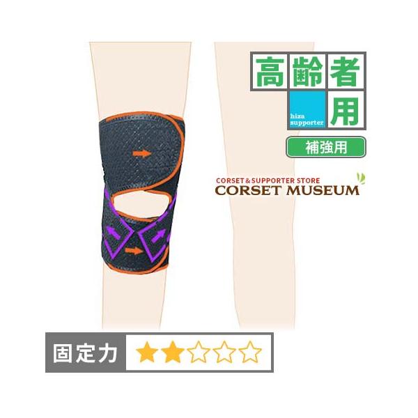 膝サポーター 高齢者 水がたまる 薄型膝裏クロスXG