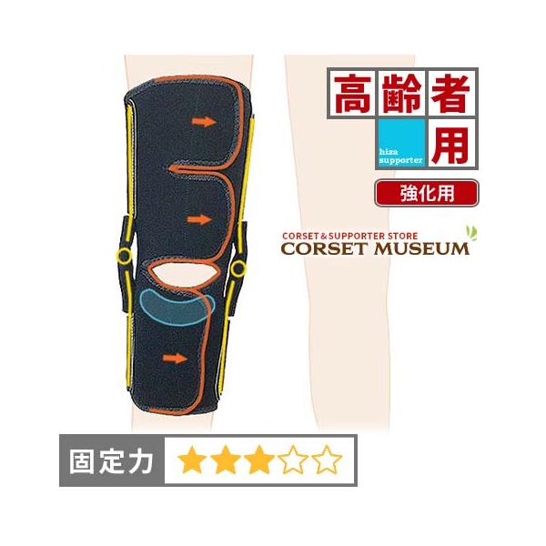 高齢者用の膝サポーターニーケアー・OA1■商品概要補助ベルトがないので高齢者の方でも装着が簡単です。アルミステーと厚みのある材質で膝を安定させます。変形性膝関節症の専用サポーターなので、膝軟骨のすり減りを防止します。■サイズの測り方サイズは...