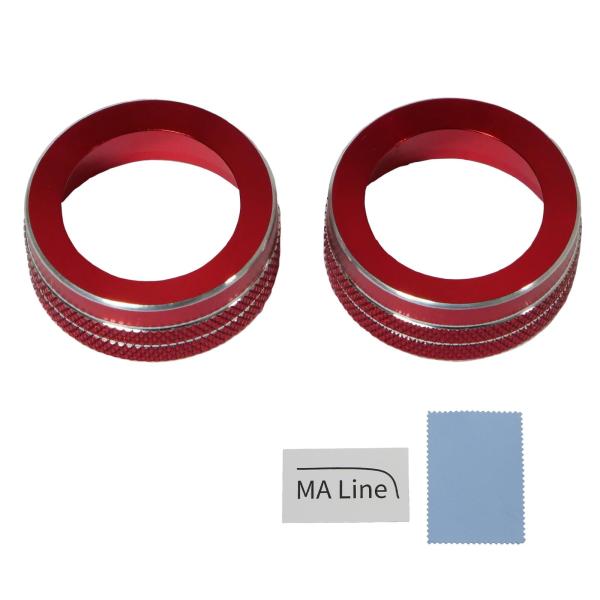 MA Line マツダ3 Mazda3セダン Mazda3ファストバック CX-30 DM系 エアコンダイヤルリングカバー 内装アクセサリー 専用設