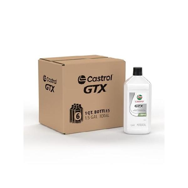 カストロオイル カストロール GTX 10W-40 コンベンショナル エンジンオイル 1 Quart