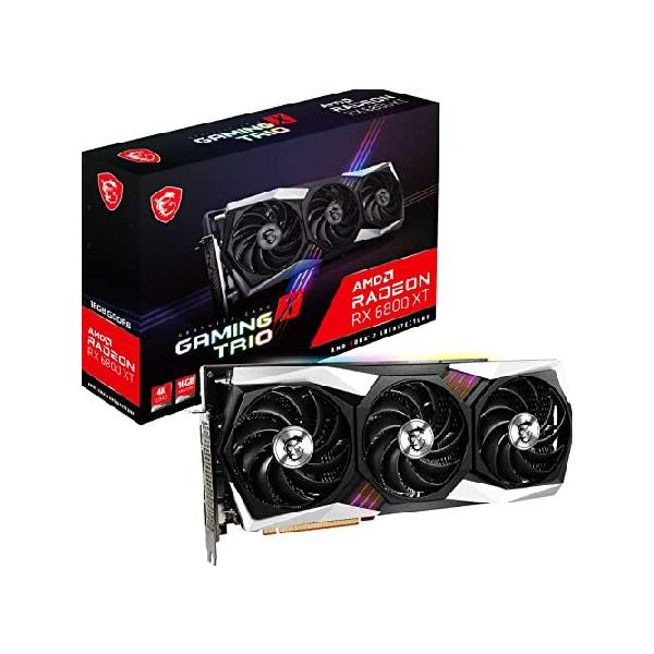 MSI Radeon RX 6800 XT GAMING X TRIO 16G_並行輸入 : ハーレー