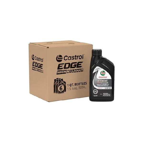 Castrol EDGE High Mileage 0W-20 Advanced Full Synthetic Motor Oil
