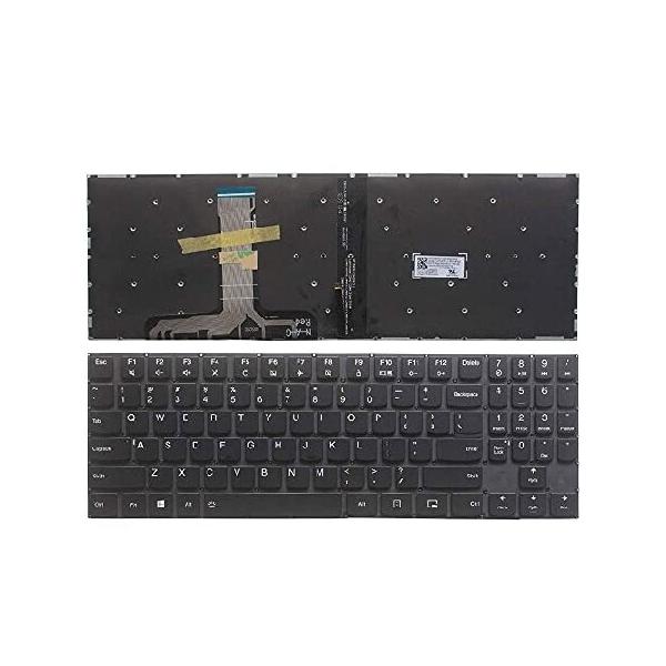 US Keyboard Compatible for Lenovo Legion Y540-15IRH Y540-17IRH Y545-PG0 Backlight (White Word)_並行輸入