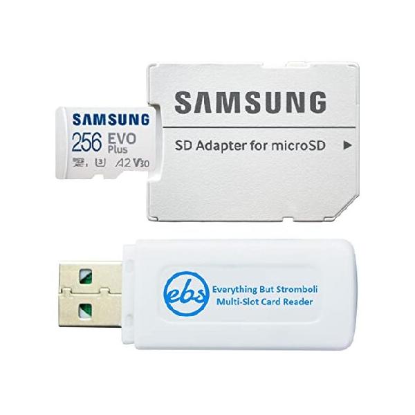 Samsung 256GB MicroSDXC EVO Plus (Evo+) Class 10 メモリーカード アダプター付き Nintendo Switch Lite/Switch OLED (MB-MC256KA)に対応 すべてが1_並行輸入