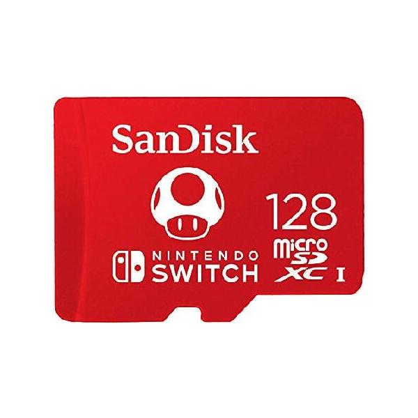 SanDisk 128GB MicroSD Nintendo Switch Memory Card for ＆ Lite
