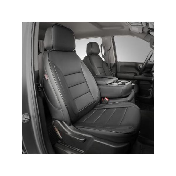 EKR カスタムフィットカーシートカバー GMCテレイン SL,SLE,SLT 2018 2019 2020 2021 2022 2023 レザー(ブラック)_並行輸入
