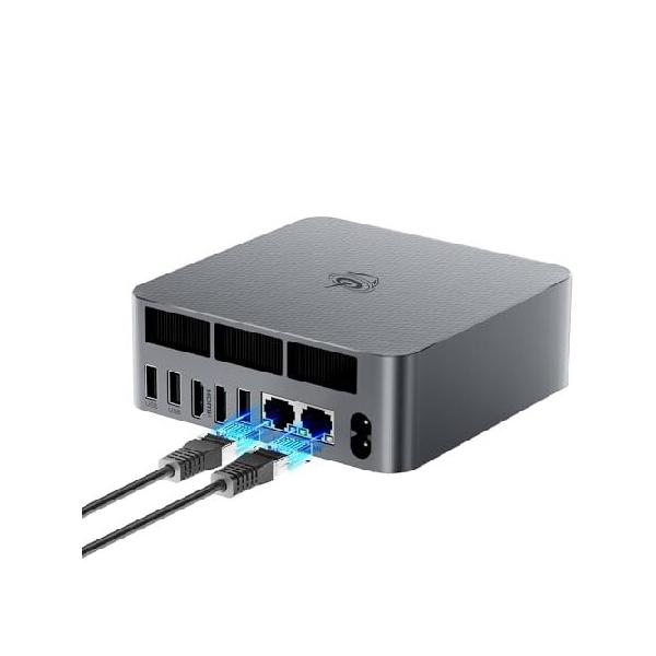 ミニPC Beelink EQ Ryzen6600H DDR5 16GB SSD500GB Beelink EQR6 Mini PC, AMD Ryzen 5 6600U(up to 4.5GHz, 6C/12T