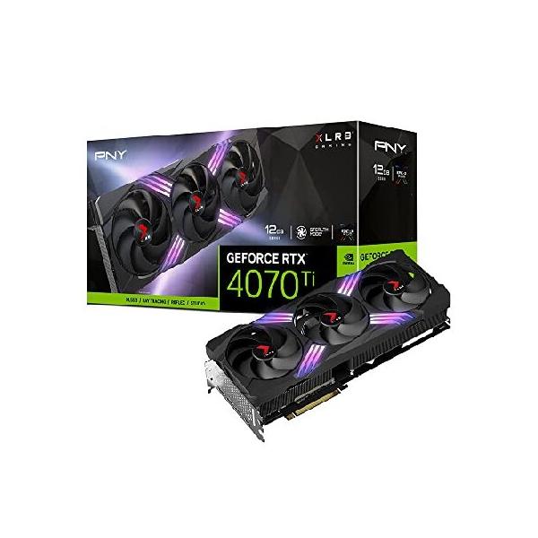 グラフィックボード・グラボ・ビデオカード PNY GeForce RTX 4070 Ti 12GB XLR8 PNY GeForce RTX 4070 Ti 12GB XLR8 Gaming VERTO EPIC-X ARGB OC 3FAN
