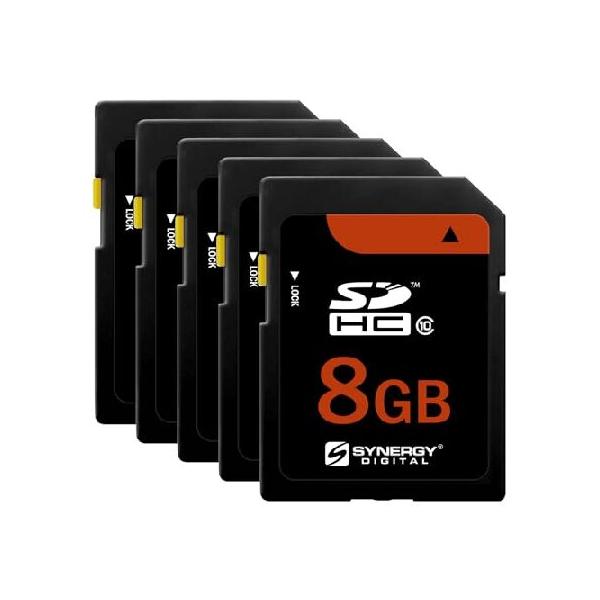 Synergy Digital 8GB Secure Digital SDHC UHS-I Memory Cards, Compatible with Sony Alpha 7 Digital Camera - Class 10, U1, 20MB/s, 300 Series - _並行輸入