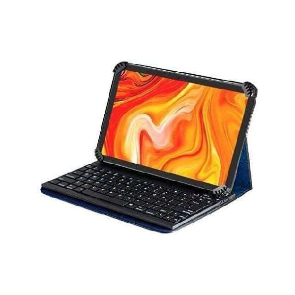 Navitechブルー回転Bluetoothキーボードケース JEJA 7インチAndroid