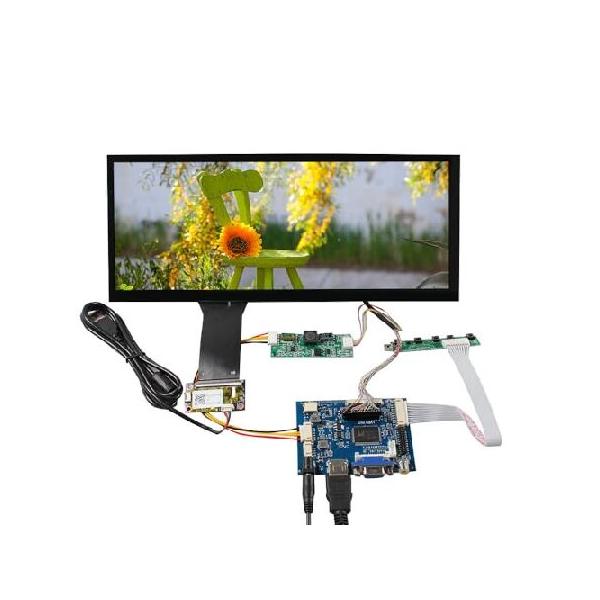 VSDISPLAY 12.3インチ タッチスクリーン IPS ストレッチバー LCD