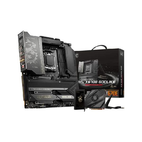 MSI MEG X670E GODLIKE Gaming Motherboard (AMD Ryzen 8000/7000, AM5