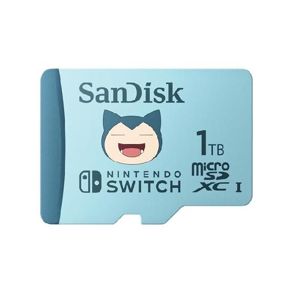 SanDisk 1TB ポケモン Relaxo microSDカード Nintendo Switch用 最大