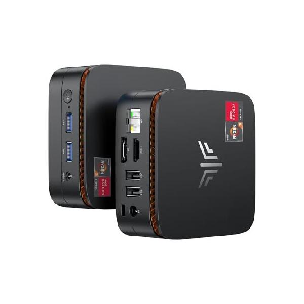 KAMRUI Essenx E1 Mini PC、AMD Ryzen 3250U (最大3.5GHz)、8GB DDR4