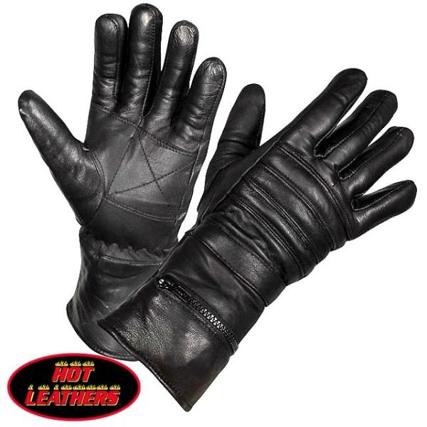 Hot Leathers ガントレット グローブ レザーグローブ 本革 牛革 Hot Leathers ガントレット グローブ レザーグローブ 本革 牛革