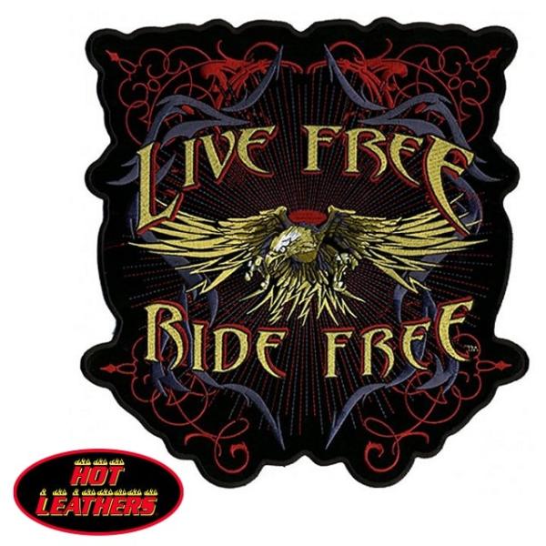 新発売の 大きいワッペン 背中用 イーグル 自由だぜ~ BONE TO BE FRE 大きいワッペン★背中用★イーグル★自由だぜ~★BONE TO BE FREE