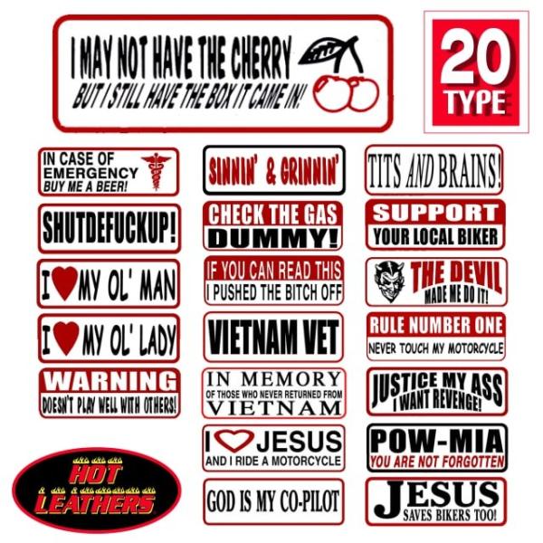 čA! HOTLEATHERSyNzS20 XebJ[ oCJ[ wbgp V[ Sticker  bg{fB̃JX^! oCN V[ fJ[