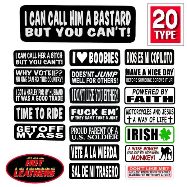 čA! HOTLEATHERSyOzS20 XebJ[ oCJ[ wbgp V[ Sticker mN bg{fB̃JX^! oCN V[ fJ[