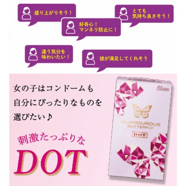 コンドーム ドット バタフライ つぶつぶコンドーム イボコンドームゼリー付き 潤い Buyee 日本代购平台 产品购物网站大全 Buyee一站式代购 Bot Online