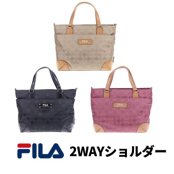 FILA フィラ ショルダーバッグ 斜めがけかばん 肩掛けかばん 2WAY 婦人 女性 レディース 大人 バッグ 鞄 軽量 ポケット エレガント かわいい 上品 母の日 11021