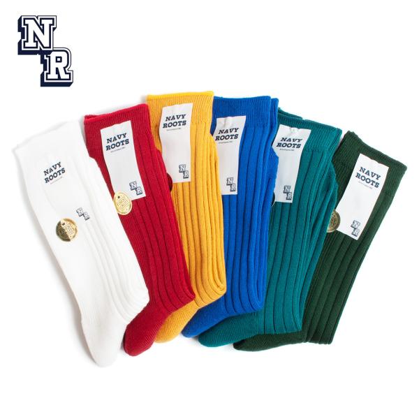 NAVY ROOTS ネイビールーツ PILE COLOR RIB パイルカラーリブソックス 日本製 NR-SC23-02-2