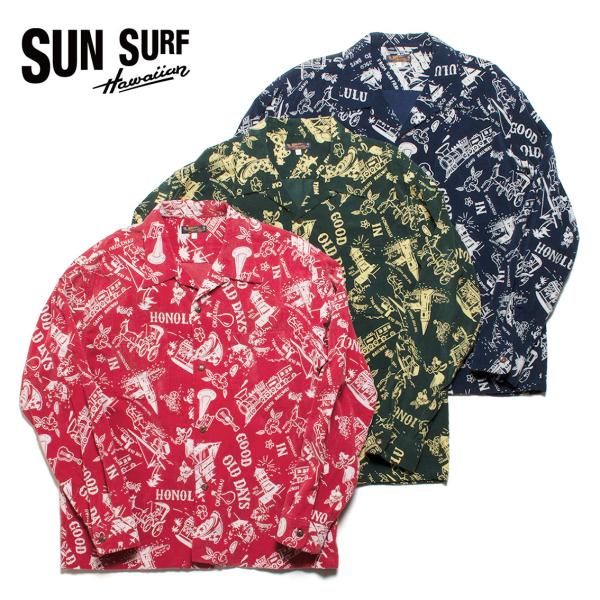 SUN SURF サンサーフ CORDUROY L/S OPEN SHIRT “GOOD OLD DAYS