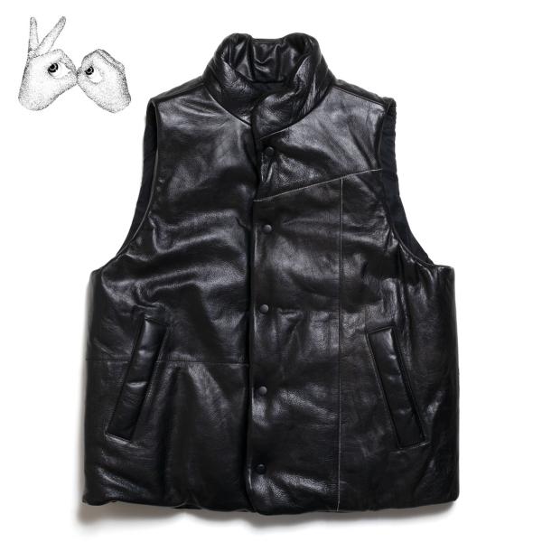 トップス VOO EXELEZA REV VEST VOO-SPG-153 NORMAL VOO（ヴォー） 【セール40%OFF】 EXELEZA REV VEST バッファローレザー