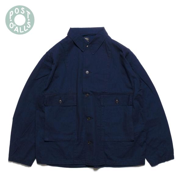 POST OVERALLS ポストオーバーオールズ WALKABOUT ユーティリティジャケット vintage twill indigo #12006-VTI