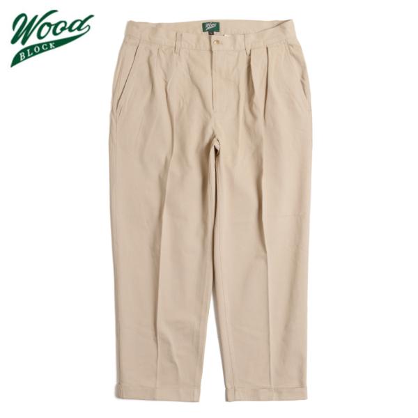 WOODBLOCK ウッドブロック 2TUCK CHINO TROUSER 2タックチノパンツ WB-CL001