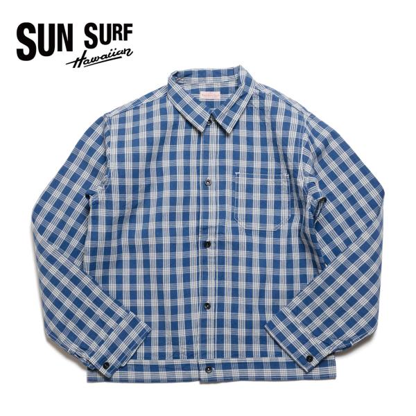UNION SUPPLY by SUN SURF サンサーフ PALAKA CHECK SHIRT BLOUSE パラカチェック シャツブラウス US15901