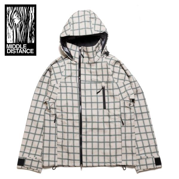 【セール20%OFF】 MIDDLE DISTANCE ミドルディスタンス FOG JACKET フォグジャケット 防水 アイリッシュリネン NEOLITHIC PLAID
