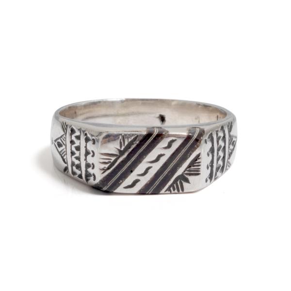 TOUAREG SILVER トゥアレグシルバー SILVER RING EBONY リング シルバー 7-22号