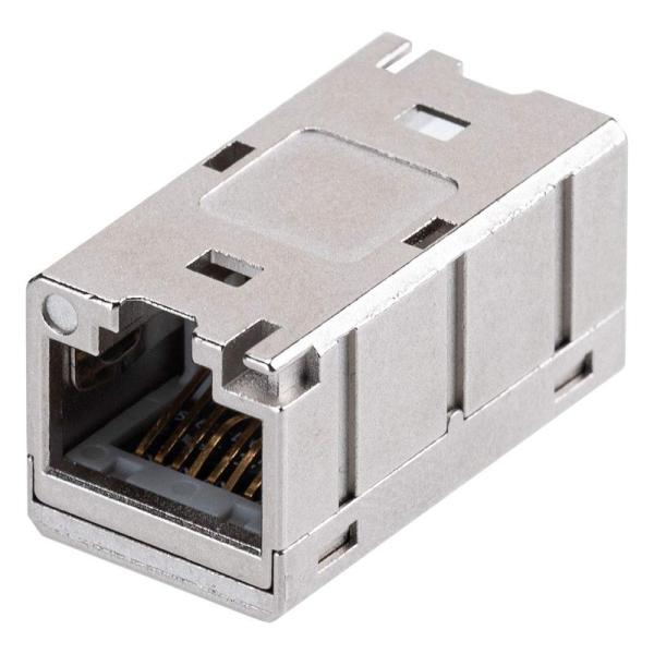 LAN 中継アダプタ 中継器 中継機 延長 接続 コネクタ RJ-45 CAT6A カテゴリ 6A PoE 対応 STP UTP LANケーブル ランケーブル 500-LAN-EX6AS