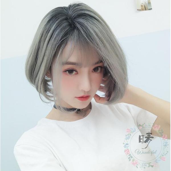 ウィッグ カツラ 女性用 ボブ 自然 フルウィッグ ショート コスプレ レディース かつら ピンク ブラウン グレー ミディアム ボブウィッグ :jf01187:晴 通販 メッシュ ショート フルウィッグ ブラウン ブロンド 外はね オシャレ H
