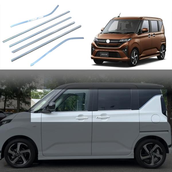 新型ムーヴ ドアウインドウガーニッシュ ダイハツ MOVE LA850S LA860S