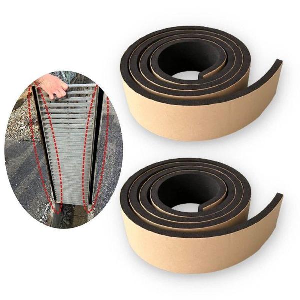 設置方法：つば付きグレーチングを裏返しにしてください。汚れを綺麗に拭き取ってください。アングル部分のサイズを測ってください。必要に応じて商品の幅や長さをハサミでカットしてください。片面テープをはいで、製品を設置対象に張り付けてください。上記...