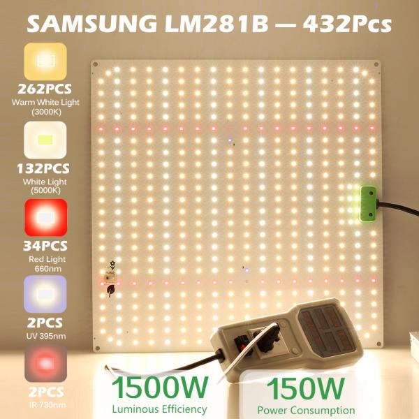 LED 植物育成ライト120WUV/IR 光 育成ライト 植物 led LEDランプ 日照不足解消 室内栽培ランプ パネル式 省エネ 植物育成用 水耕栽培ライト 観葉植物 多肉