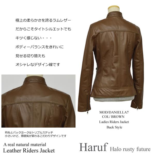 革ジャン レザージャケット ライダースジャケット レディース 本革 ラムレザー シングル ライダース おしゃれ シンプル ブランド 黒 茶 ベージュ グレー Buyee Buyee Japanese Proxy Service Buy From Japan Bot Online