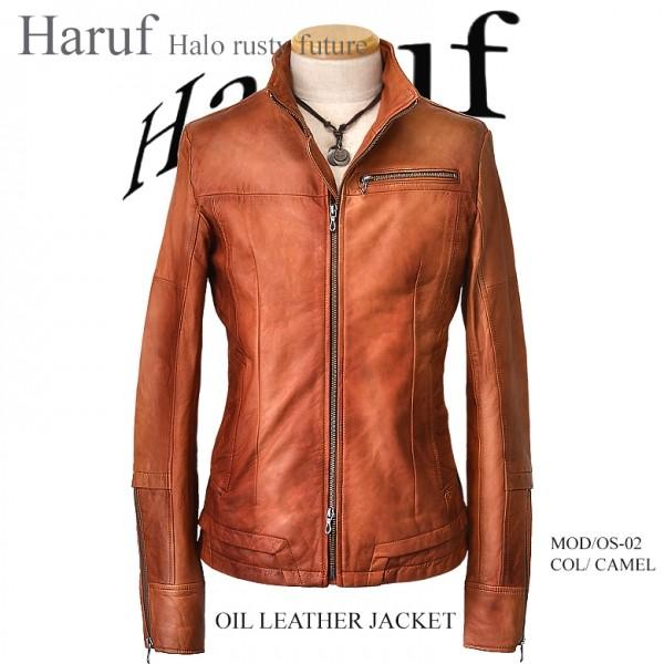 Haruf レザージャケット 革ジャン メンズ 本革 ライダース Haruf レザージャケット 革ジャン メンズ 本革 ライダース