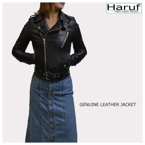 レザージャケット ライダースジャケット レディース 革ジャン 本革 ダブルライダース ジャケット 革 ラムレザー おしゃれ シンプル ブランド 秋冬 ロック Buyee 日本代购平台 产品购物网站大全 Buyee一站式代购 Bot Online