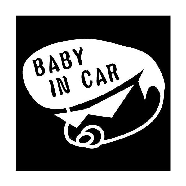 ヤンキーベビー リーゼント【BABY IN CAR（ベビーインカー）ステッカー】赤ちゃんを乗せています シール（12色から選べます）【ネコポス対応】  /【Buyee】 