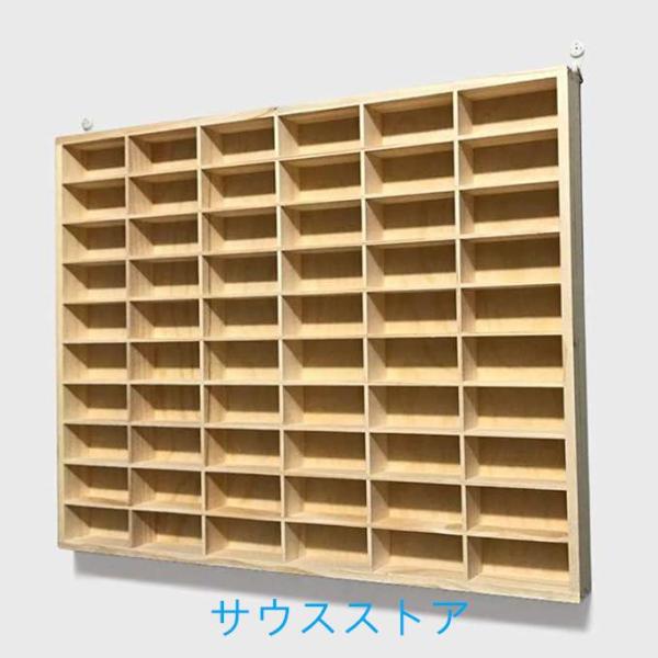 タカラトミー トミカ コレクションケース カラー:マホガニー調ブラウン 3190 ミニカーケース 壁掛け 1/64 完成品 6×10マス(トミカ 60台 収納