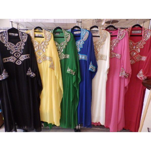 エジプト製 abaya アバヤ ハリージ ドレス 6色 : Costume Shop