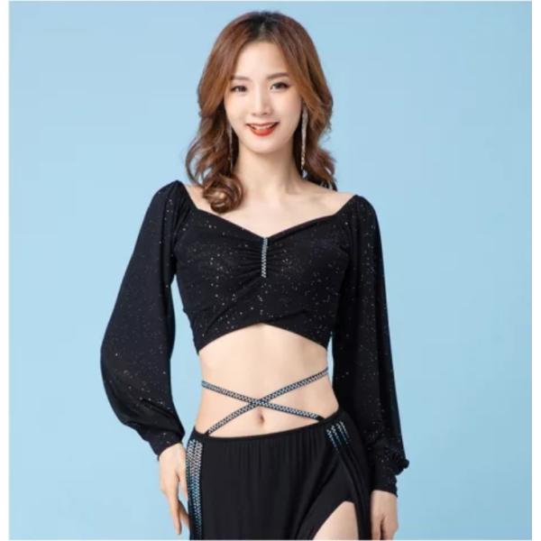 ◆商品番号：ayt-295b◆収縮性：有り◆カラー：黒 ラメ入り◆素材：ネット生地◆サイズ：M・L・XL[M]・バスト：約76cm〜・袖丈：約63cm〜[L]・バスト：約80cm〜・袖丈：約63cm〜[XL]・バスト：約84cm〜・袖丈：約...