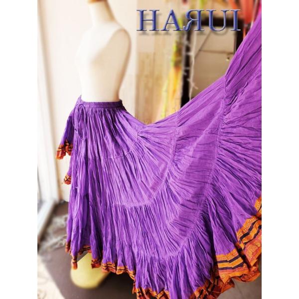 新入荷 ベリーダンス 25ヤード サリー トリム ジプシー スカート