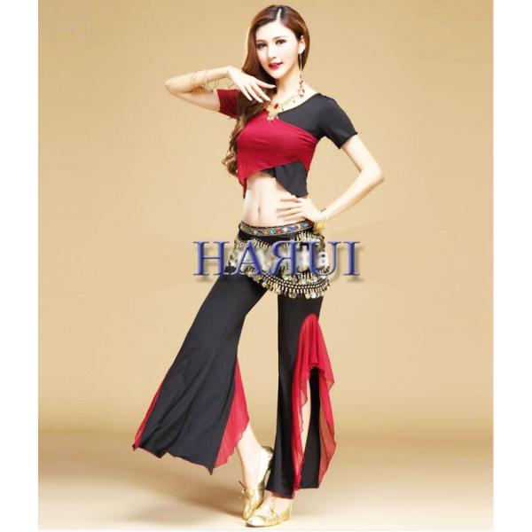 新入荷 ベリーダンス レッスン用 上下 2点セット : Costume Shop