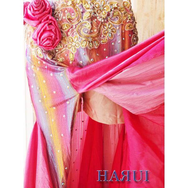 ベリーダンス 衣装 上下セット ピンク : Costume Shop HARUI