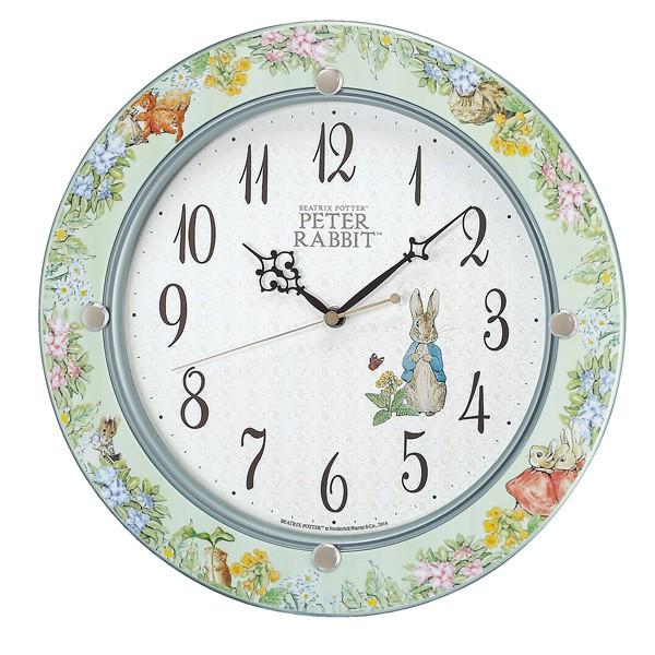 14) 訳あり品　セイコークロック製 ピーターラビット 電波掛け時計 送料無料！SEIKO (セイコー) ピーターラビット CL614M 電波